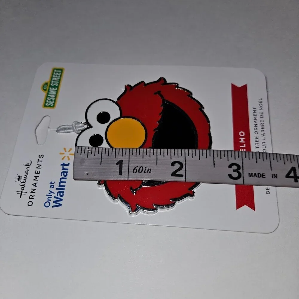 NEW Elmo Sesame Street Metal Christmas Tree Ornament 2.5